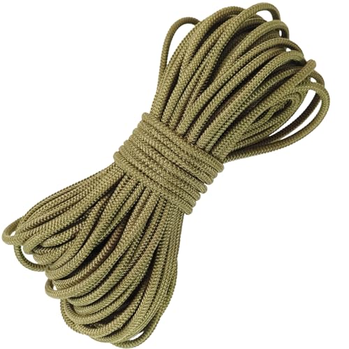 1/8 inch Non-Slip Elastic Band -3mm 15 Yards Soft Elastic Cord Stretch String Braided Thread for Sports Gear, DIY Crafts, Hair Bands, Shoelaces,Apparel Making & Camping Tie Down (Olive Green) - color: Olive Green