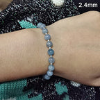 4000 Pieces Tiny Size 2.4mm Silver Iron Metal Spacer Bead Round Loose Beads - size: 2.4mm