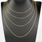 UMAOKANG 33 Feet Gold Plated Chains for Jewelry Making Flat Cable Chain Link Spool DIY Craft Earring Bracelet Necklace Chain Bulk with Lobster Clasps Jump Rings Pinch Clip Clasp - color: Gold Cross