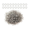 600 Pcs Jump Rings,304 Stainless Steel O Rings,9MM Open/Close Loop Contactors for Jewelry Making,DIY Crafts, Industrial Repair 1MM Thickness (18 Gauge) - size: 9MM