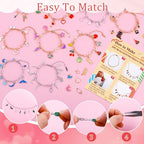 Wurosi 769 Pieces Paperclip Charm Bracelet Kit, Including Paperclip Chain Bracelets, Charms, Jump Rings, Gift Bags, Pliers for DIY Bracelet Making Gift Christmas - color: 769 Pcs Gold & Silver Bracelet