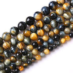 4mm 90pcs AAA Dream Blue Tiger Eye Beads Semi Precious Round Smooth Gemstones Energy Healing Loose Beads for Jewelry Making - color: Dream Blue Tiger Eye Stone, size: 4mm