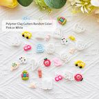 Daily Icon Polymer Clay Cutters Set – Molds, Clay Cutters for Polymer Clay, Clay Earring Tools - color: N color