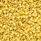 Miyuki Delica Seed Beads – Size 11/0 (1.6 mm), DB2284, Frost Opaque Glaze Cream, 7.2 g, Approx. 1440 Beads, Made in Japan