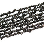 7-8mm Natural Black Obsidian Gemstone Chips Loose Beads Semi Precious for Jewelry Making DIY Handmade Craft Supplies 1 Strand per Bag Approxi 34" - color: Black Obsidian Chips
