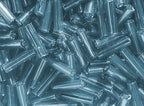 Czech Bugle Beads 40 gr / 1.4 oz Glass Tube Size #3 7mm (Very Light Blue Silver Lined) - color: Very Light Blue Silver Lined