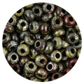 20Pcs Natural Dragon Blood Large Hole Beads, 8x14mm Rondelle Gemstone Spacer Beads 6mm Big Hole for Jewelry Making, Beading Bracelets, Macrame & Hair Braiding - color: Dragon Blood