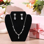 12 PCS Black Velvet Necklace Display,Jewelry Display for Selling and Shows | Foldable Necklace Easel Stand, Soft Velvet, Easy to Assemble