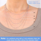 Gacimy 925 Sterling Silver Chain for Women, 1mm 1.3mm 1.5mm 1.8mm Cable Chain Necklaces - size: 24 Inches, style: a.1.3mm Silver
