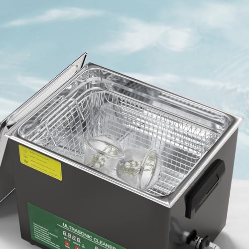 5 Pcs Ultrasonic Cleaner Baskets Stainless Steel Baskets Cleaning, Ideal Small Parts Jewelry Cleaning Watch Cleaning Basket Small Metal Mesh Basketfor Cleaning Jewelry and Small Parts - size: 3.4 Inch