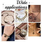 SUNNYCLUE 32.8Feet/ 10m Antique Bronze Chain Bulk Brass Cable Curb Chains for Jewelry Making Findings Links 100Pcs Iron Jump Rings 30Pcs Brass Lobster Clasps Necklace Bracelet Choker 4x3x0.6mm - color: 4x3x0.6mm Links Cable Chains