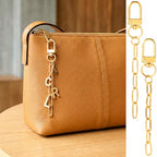 Hzopcw 20pcs Gold Keychain Making Kit, Key Ring Swivel Snap Hook Chains, Extender Keychain Bag Charm Kits for DIY Crafts Jewelry Making Handbag Purses- 4 Styles - color: Gold-20pcs-4 Styles