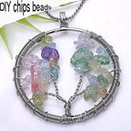 Natural Gemstone Beads Irregular Chips Stone Bead 5-8mm About 450pcs Crystal Loose Rocks Beads for Bracelet Necklace Jewelry Making (Multi)