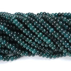 76pcs 5x8mm Natural Stone Dark Blue Jade Rondelle Spacer Loose Beads Abacus Disk Stone Round Loose Gemstone Beads for Jewelry Making DIY Bracelet Necklace - color: Dark blue jade Stone, size: 5x8mm Abacus Disk