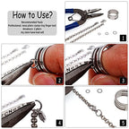 250PCS 9mm 1.5mm Thick Heavy Duty 14 Gauge Stainless Steel Jump Rings, Unwelded Metal Round Strong Craft O Ring for Necklace Bracelet Keychain Chainmail Jewelry Making - size: 9mm OD-1.5mm Thick-14 Gauge