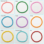Bala&Fillic Green Color 4mm Seed Beads About 1200pcs/100Grams in Bag, 6/0 Glass Craft Beads for Making Bracelet and Necklace (Green) - color: Green -4mm