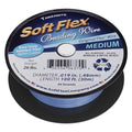 Soft Flex 49 Strand Beading Wire - Medium 0.19 Diameter - 100 Feet Nylon Design Wire - style: Tanzanite
