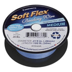 Soft Flex 49 Strand Beading Wire - Medium 0.19 Diameter - 100 Feet Nylon Design Wire - style: Tanzanite