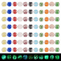 Elecrelive 100Pcs Round Glow in The Dark Glass Beads 8mm Luminous Round Lampwork Beads for DIY Bracelet Necklace Earring Jewelry Making - color: Mix Colors