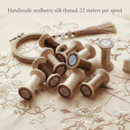 Natural 100% Mulberry Handmade Embroidery Silk Thread Silk Floss (24) - color: 24