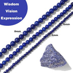 Raicegs 100pcs 4mm Lapis Lazuli Beads Natural Gemstone Beads Round Loose Beads for Jewelry Making DIY Bracelets Necklace - color: Lapis Lazuli, size: 4mm Round