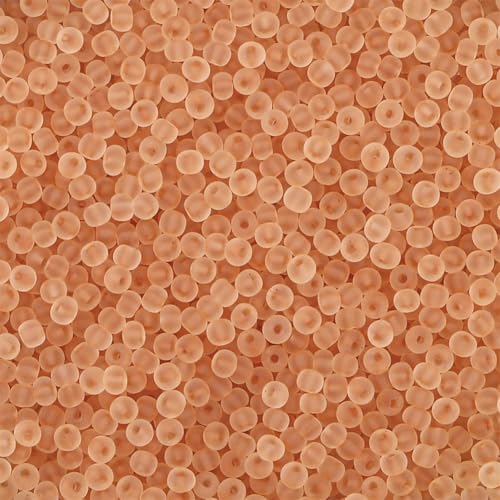 Khaki Pony Beads, Small Crafts Beads Glass Seed Beads for Craft, 2mm Colorful Loose Seed Beads for Bracelet Key Chain DIY Projects, and Hair Decor, (2 Pack) - color: Khaki