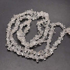 KitBeads 200-230pcs Clear Quartz Chip Beads: Natural Healing, Irregular Shaped, White Clear for Jewelry Making