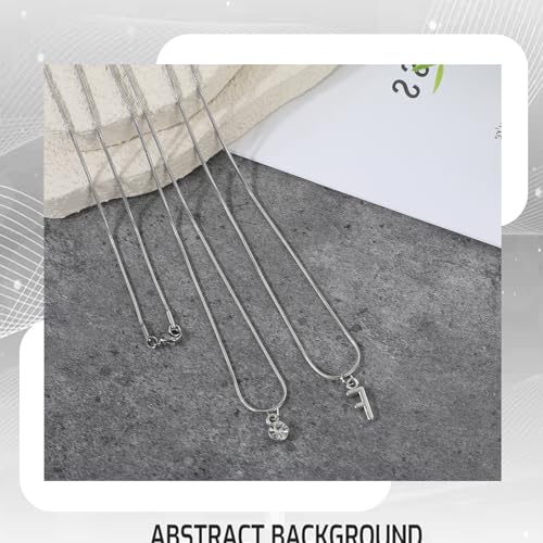 12 PCS Stainless Steel Snake Chain Necklace with Lobster Clasps, Thin Stainless Steel Chain Necklace for Jewelry Making