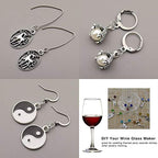 200pcs Stainless Steel Ball and Coil Earring Hooks Findings Ear Wires Fish Hook Earrings Hoops Ear Wire for DIY Jewelry Making (10169)