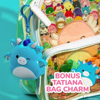 Original Squishmallows Tatiana The Dragon Bracelet Kit, Bracelet Making Kit, Friendship Bracelet Kit, Charm Bracelet, Charm Bracelet Making Kit, 7 Year Old Girl Birthday Gifts, Squishmallows for Boys - style: Tatiana the Dragon