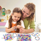 Amaney 400pcs Star Beads Multi Color Acrylic Beads for Bracelet Necklace Craft Jewelry Making - color: StarBeads