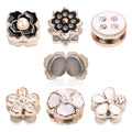 12pcs Magnetic Hijab Pins, Black and White No Snag Hijab Magnets Multipurpose Strong Magnetic Scarf Clip Clasp Buttons Pinless Brooch for Scarves Hats Shirt Collars Shawls Clothing (Style1) - style: Style1