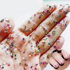 2000PCS Colorful Rhinestones Nail Art Charms Multi Shape Crystal Flat Back Nail Gems 3D Mini Heart Star Flower Nail Diamonds Kawaii Nail Crafts Acrylic Nail Rhinestone Diamonds for Women Nail - color: Mini-8