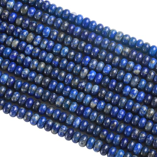 5x8MM 72PCS Lapis Lazuli Tube Rondelle Abacus Disk Spacer Loose Beads for Jewelry Making - color: Lapis Lazuli, size: 5x8mm abacus-shaped