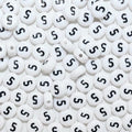 Looconi 300pcs Number Beads 5 Plastic Beads for Jewelry Making - color: Number5, size: 7x4mm