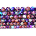 91PCS 4mm Natural Galaxy Sea Sediment Jasper Beads Gemstone Round Loose Spacer Stone Beads for Jewelry Making DIY Bracelet Necklace 15 Inch,Energy Stone Healing Power - color: Galaxy Sea Sediment Jasper, size: 4mm