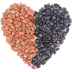400Pcs Natural Chip Stone Beads for Jewelry Making Gold Sandstone & Blue Sandstone Pre-Drilled Irregular Healing Crystal Loose Beads for DIY Necklace Bracelet Earrings Ring Craft Supplies - color: Blue Sandstone + Gold Sandstone (2 Strands-62")