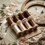 Natural 100% Mulberry Handmade Embroidery Silk Thread Silk Floss (37) - color: 37