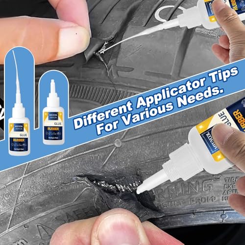Rubber Glue,100g Super Glue for Rubber, RC Tires, Seals, Gaskets, Shoe Soles, Hose, Rubber Adhesive Heavy Duty, Waterproof, Motorcycle Handlebar Grip Glue for Automotive Parts, Bike Tires - size: 100g, style: Rubber Glue