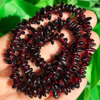 30in Garnet Natural Chip Stone Beads 5-8mm About 230pcs, Irregular Drilled Red Bead for Bracelets Jewelry Making Supplies for Adults, DIY Crafts. - color: Garnet
