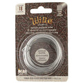 The Beadsmith Square Craft Wire - Medium Temper Beading Wire, Titanium Color, 18 Gauge, 4 Yards - color: Titanium, size: 18 Gauge, 4 Yard Coil