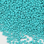 Bulk Turquoise Seed Beads 200 Grams About 6500pcs, 3mm 8/0 Glass Craft for Making Earrings, Bracelets, Pendants, Waist Jewelry,DIY Handmade Seed Beads（Turquoise ） - color: Turquoise, size: 3mm