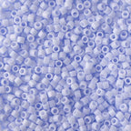 Miyuki Delica Seed Beads Bundle: Size 11/0, Blue Opaque Palette Collection DB1137, DB1138, DB1497-3 Tubes of 7.2 Grams ea