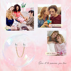 S925 Bead Dangle Charms for Bracelets Necklaces, Compatible with Pandora - style: Two Pig Nose Safety Chain 14K Gold Plated