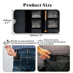 24-in-1 Mini Screwdriver Set, Precision Folding Screwdriver Kit for Jewelry Watch Eyeglass Smartphone Laptop Repair, Compact Micro Screwdriver Bits Set