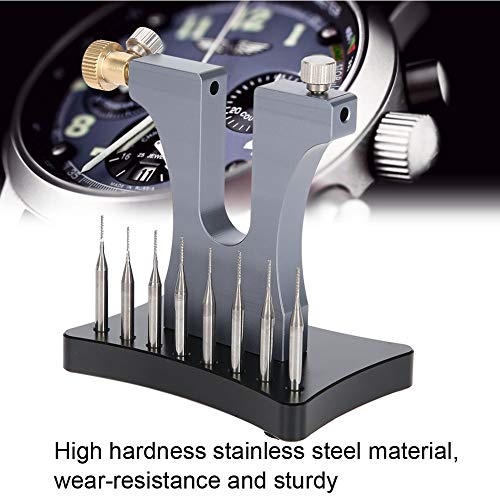 Damaged Screw Removal Tool, Broken Screw Extractor with 8 Stainless Steel Pins for Watch Repair
