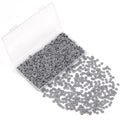 2000Pcs White Clay Beads Polymer Clay Spacer Beads Flat Beads 6mm Round Heishi Vinyl Beads for DIY Craft Gift Adults Bracelets Necklace Jewelry Making Earring Accessories (Gray) - color: Gray