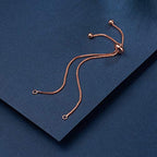DanLingJewelry 20pcs Adjustable Slider Bracelet Slider Extender Chains with Ball Ends for Jewelry Making DIY 8 Inches(220mm) RG - color: StyleⅡ-20 pcs-Rose Gold