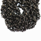 7-8mm Natural Black Obsidian Gemstone Chips Loose Beads Semi Precious for Jewelry Making DIY Handmade Craft Supplies 1 Strand per Bag Approxi 34" - color: Black Obsidian Chips