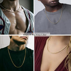 925 Sterling Silver Box Chain Lobster Clasp 2/3/4/5mm Necklace for Women Mens Box Chain Silver/14K Gold Plated Plated Necklace Chain Diamond Cut 16-30 Inches - color: Gold, size: 16, style: 2mm Box Chain